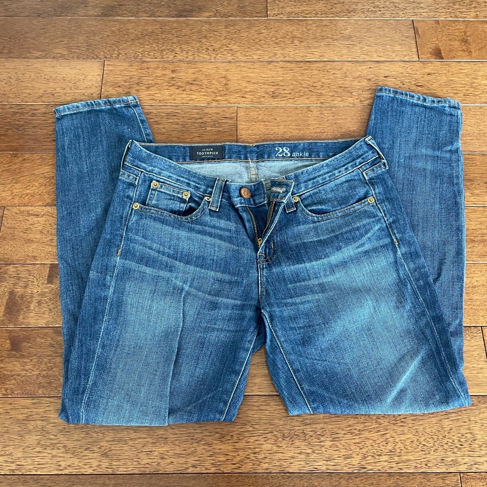 J. Crew Women's Blue Skinny Jeans